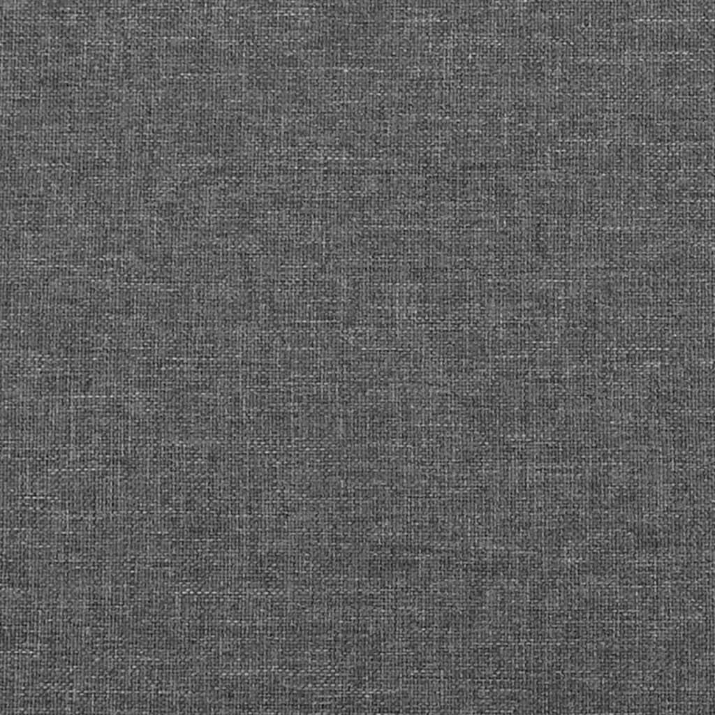 Uzglavlja tamnosiva 180x5x78/88 cm od tkanine