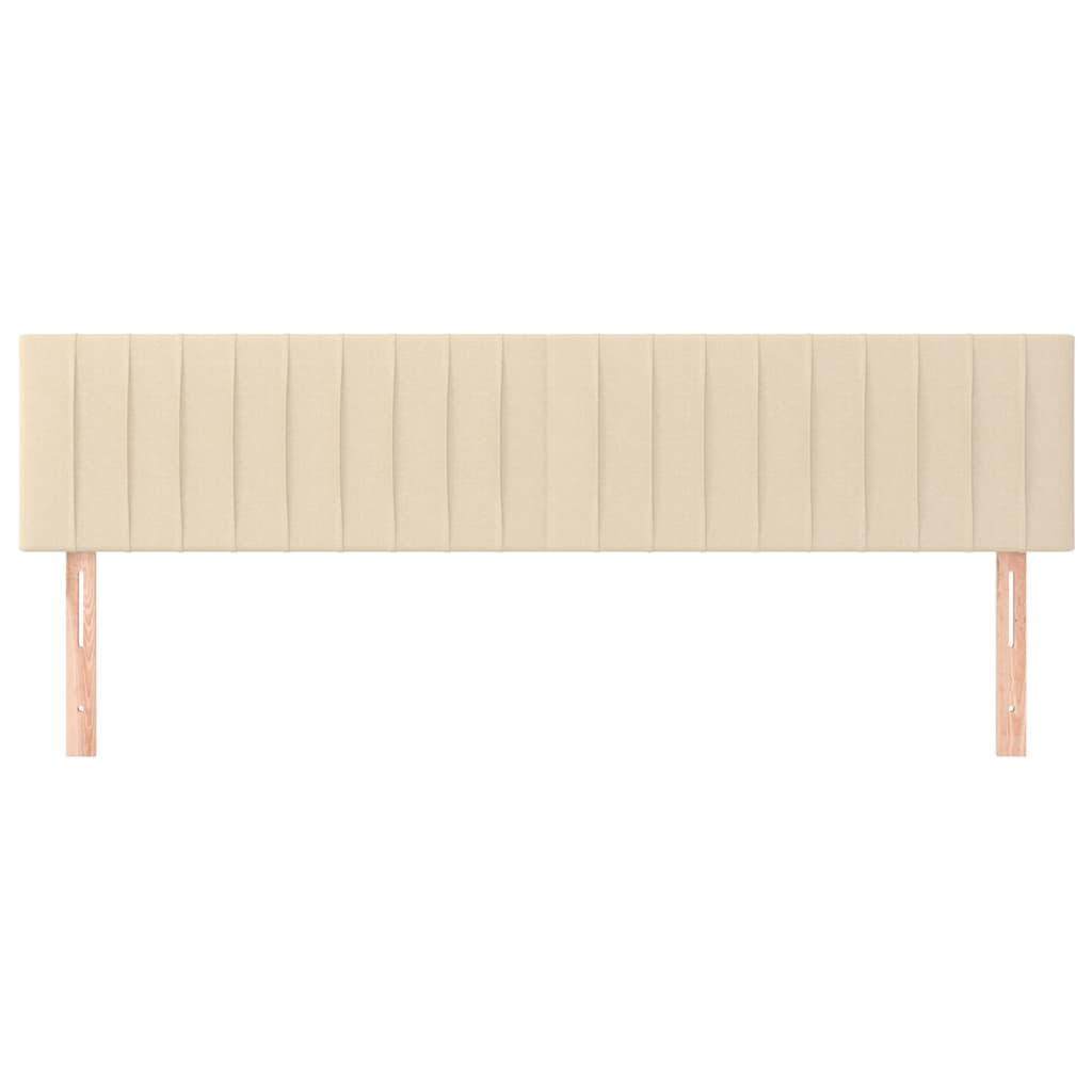 Uzglavlja krem 180x5x78/88 cm od tkanine