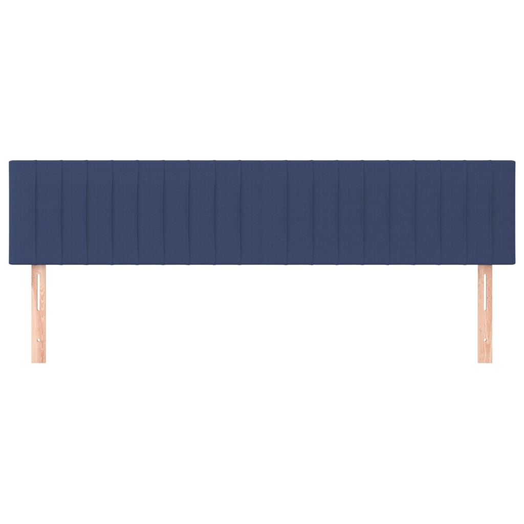 Uzglavlja plava 180x5x78/88 cm od tkanine