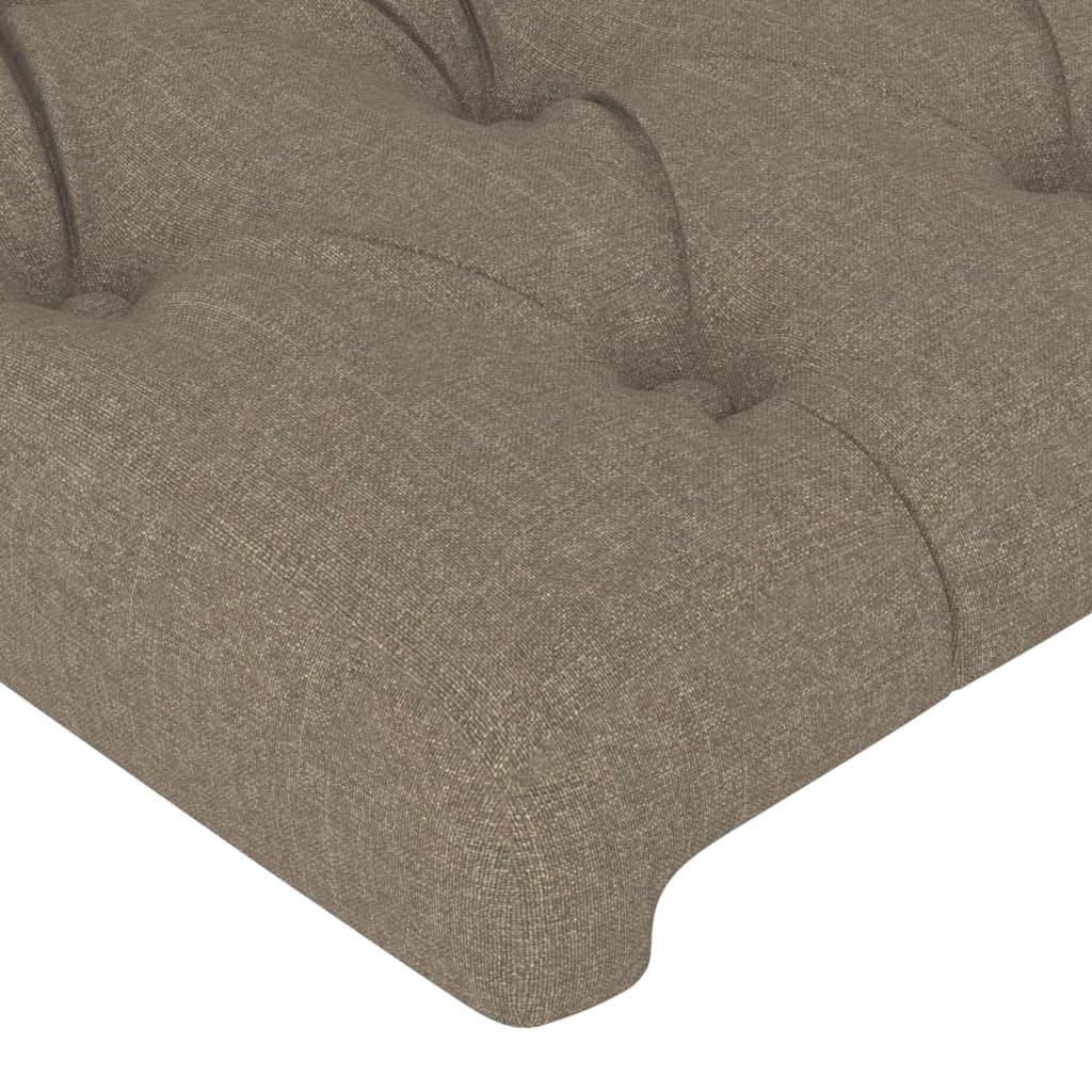 Uzglavlje smeđesivi 80x7x78/88 cm od tkanine