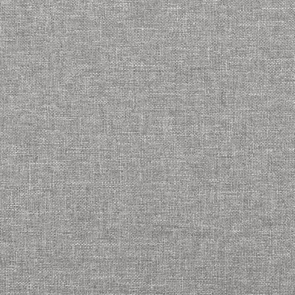 Uzglavlja svjetlosiva 160x7x78/88 cm od tkanine