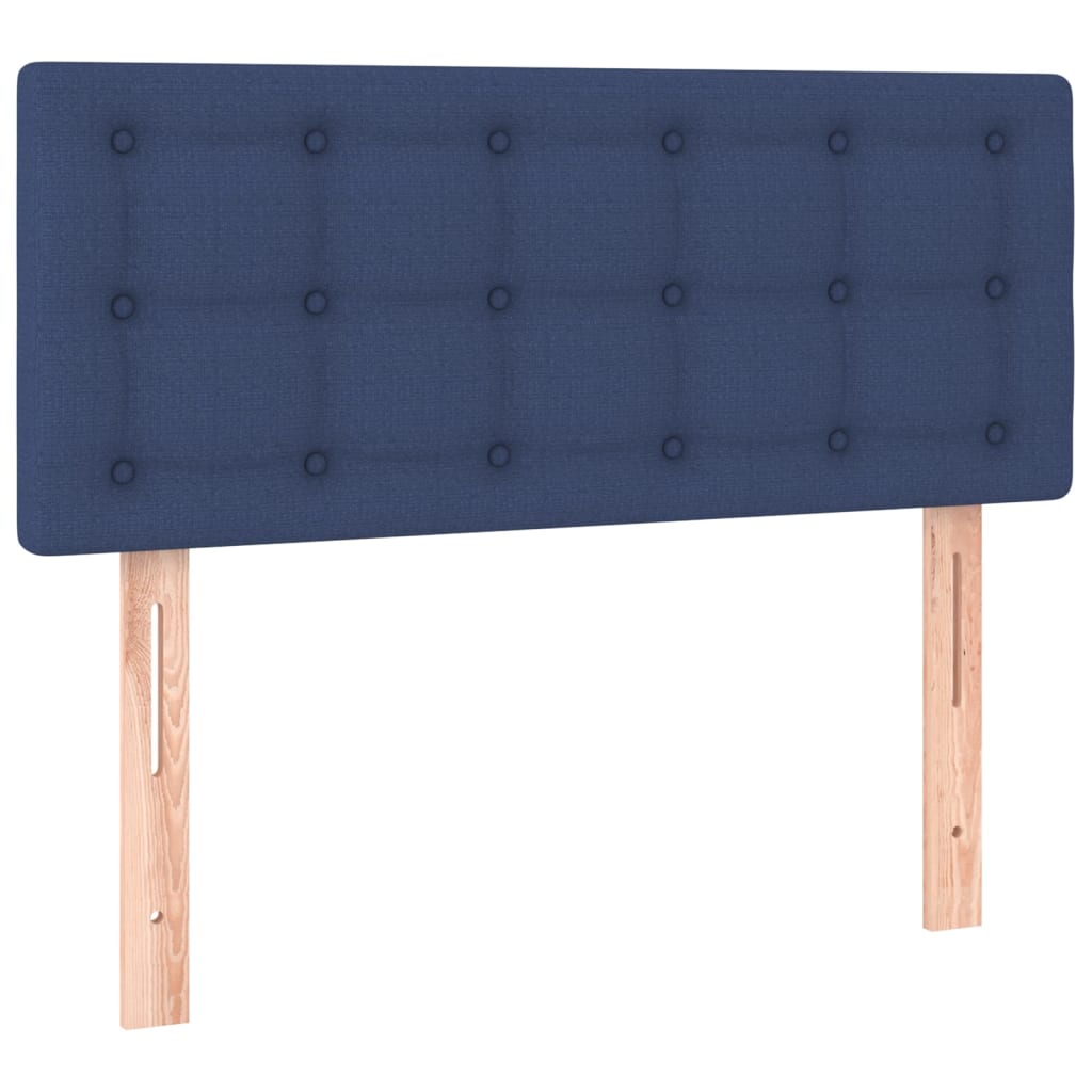 Uzglavlje plavo 80 x 5 x 78/88 cm od tkanine