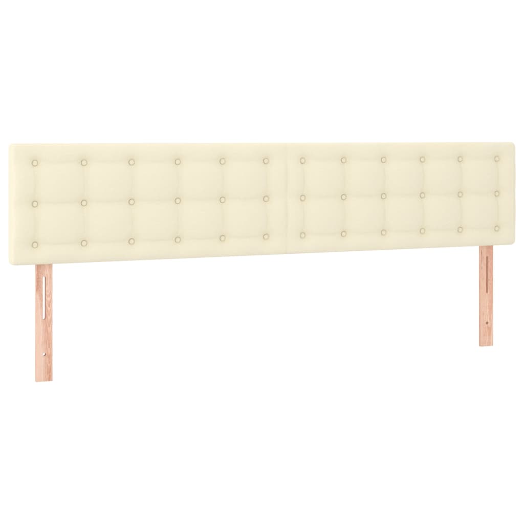 Uzglavlja krem 160x5x78/88 cm od umjetne kože