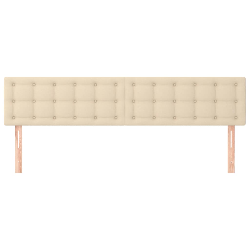 Uzglavlja krem 180x5x78/88 cm od tkanine