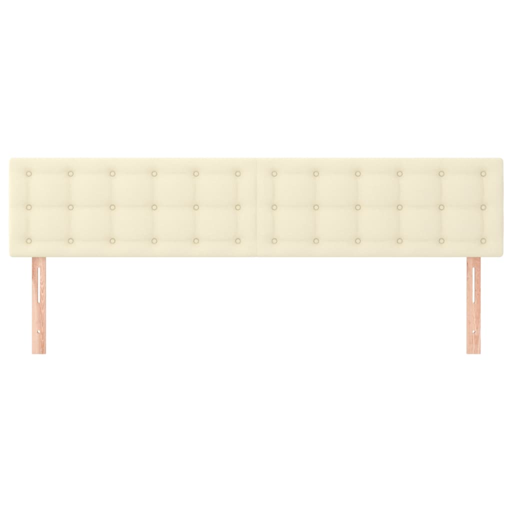 Uzglavlja krem 180x5x78/88 cm od umjetne kože