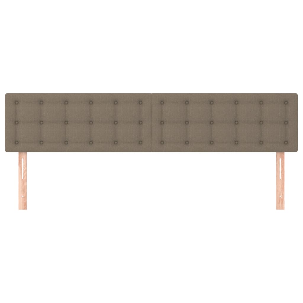 Uzglavlja smeđesiva 200x5x78/88 cm od tkanine