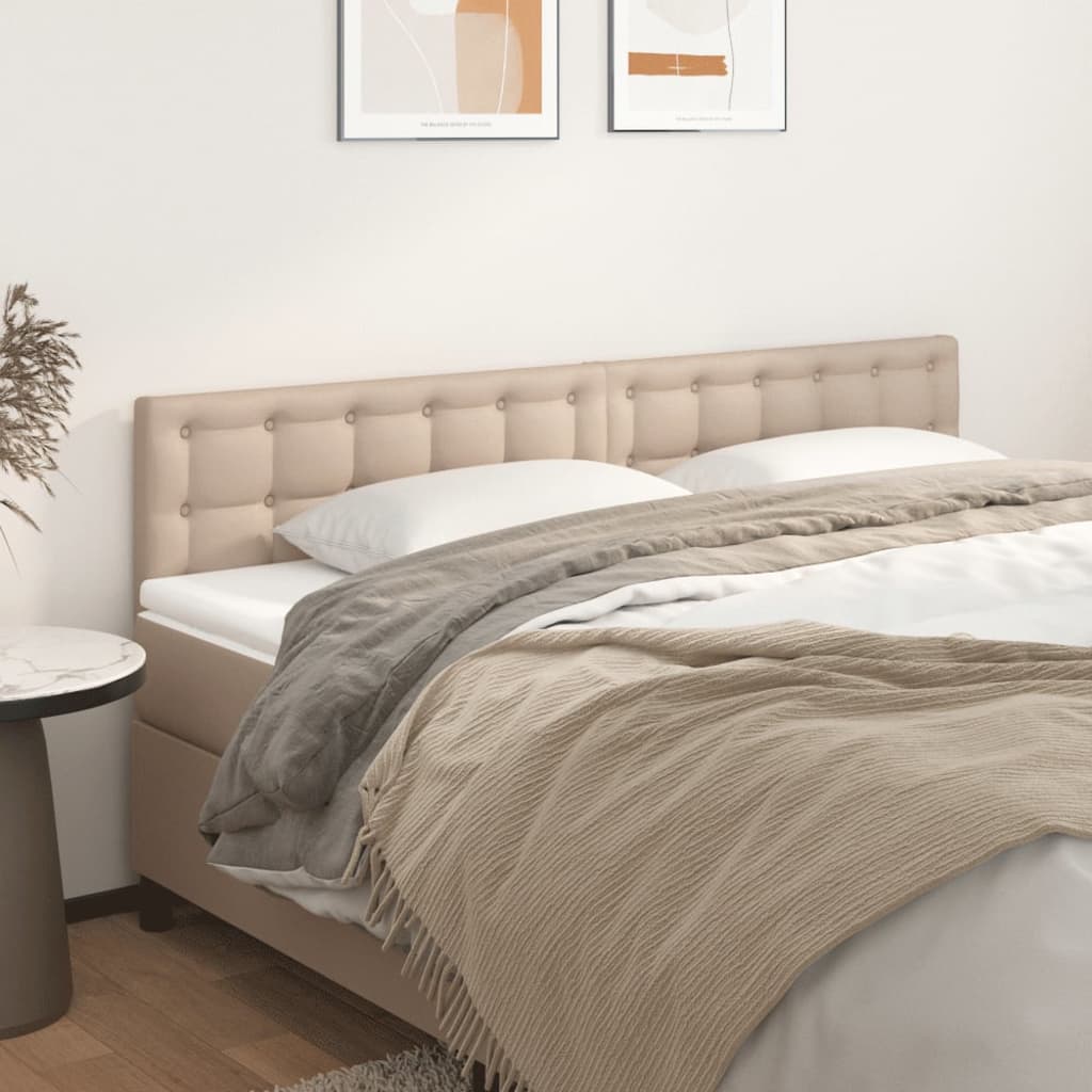 Uzglavlja cappuccina 200x5x78/88 cm od umjetne kože