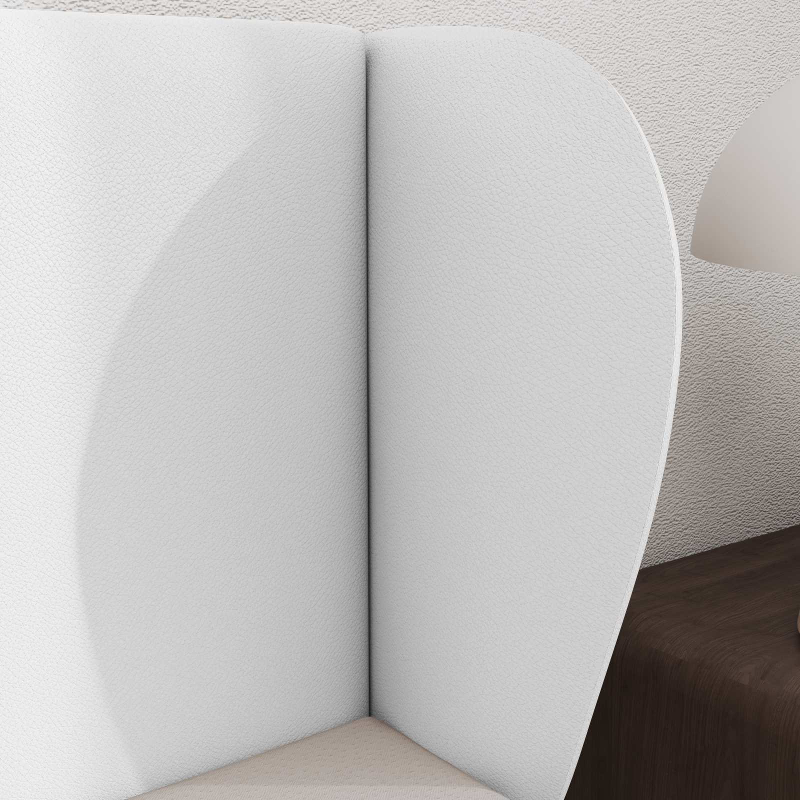 Uši uzglavlja Bijelo 40 x 23 x 6 cm PVC