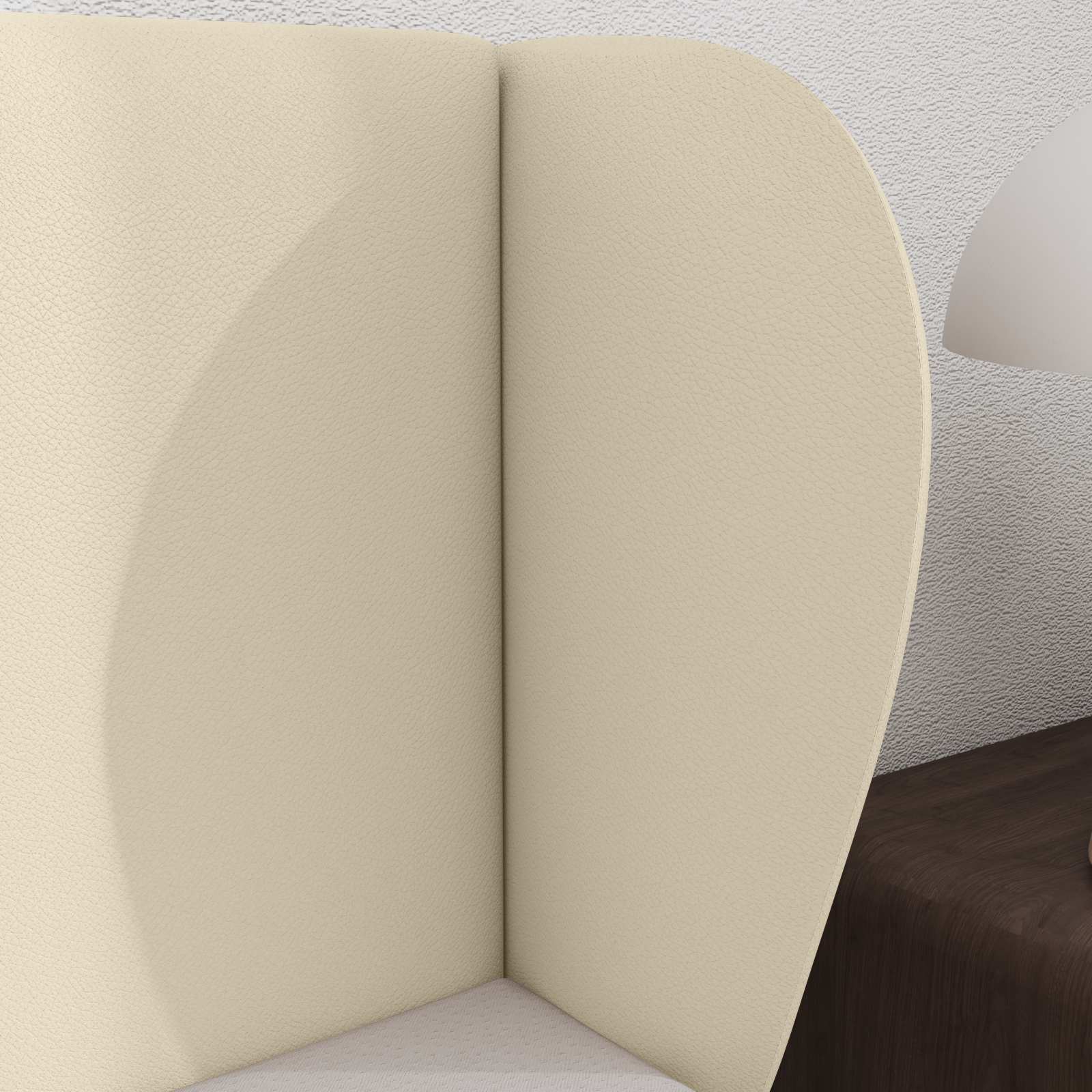 Uši uzglavlja Krema 40 x 23 x 6 cm PVC