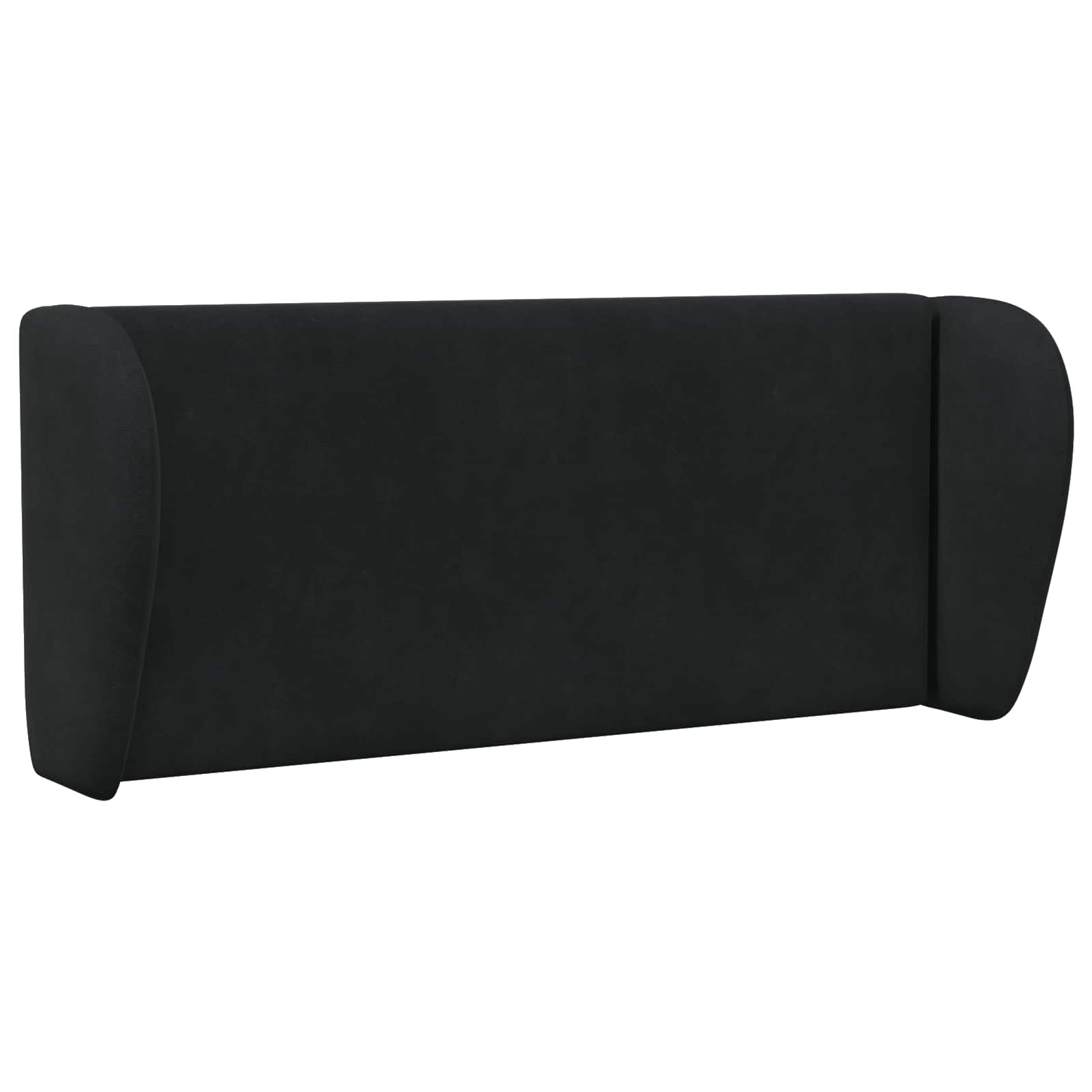 Uši uzglavlja Crna 40 x 23 x 6 cm Baršun