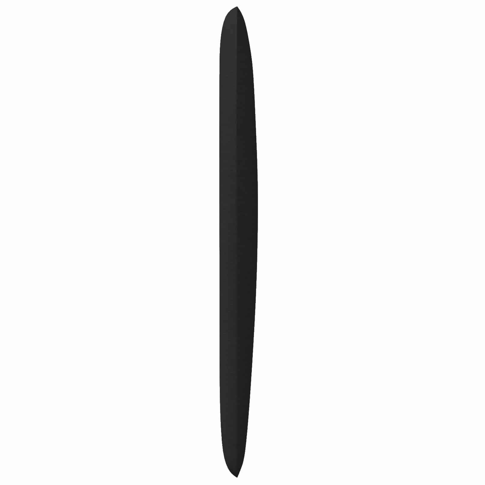 Uši uzglavlja Crna 80 x 23 x 6 cm tkanina