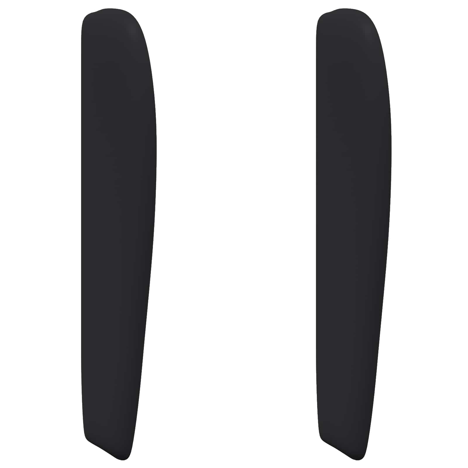 Uši uzglavlja Crna 80 x 23 x 6 cm PVC