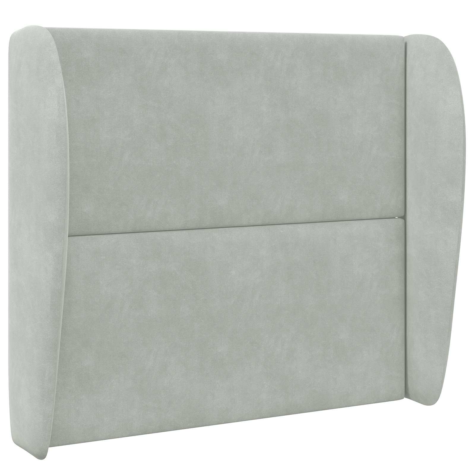 Uši uzglavlja Svijetlo siva 80 x 23 x 6 cm Baršun
