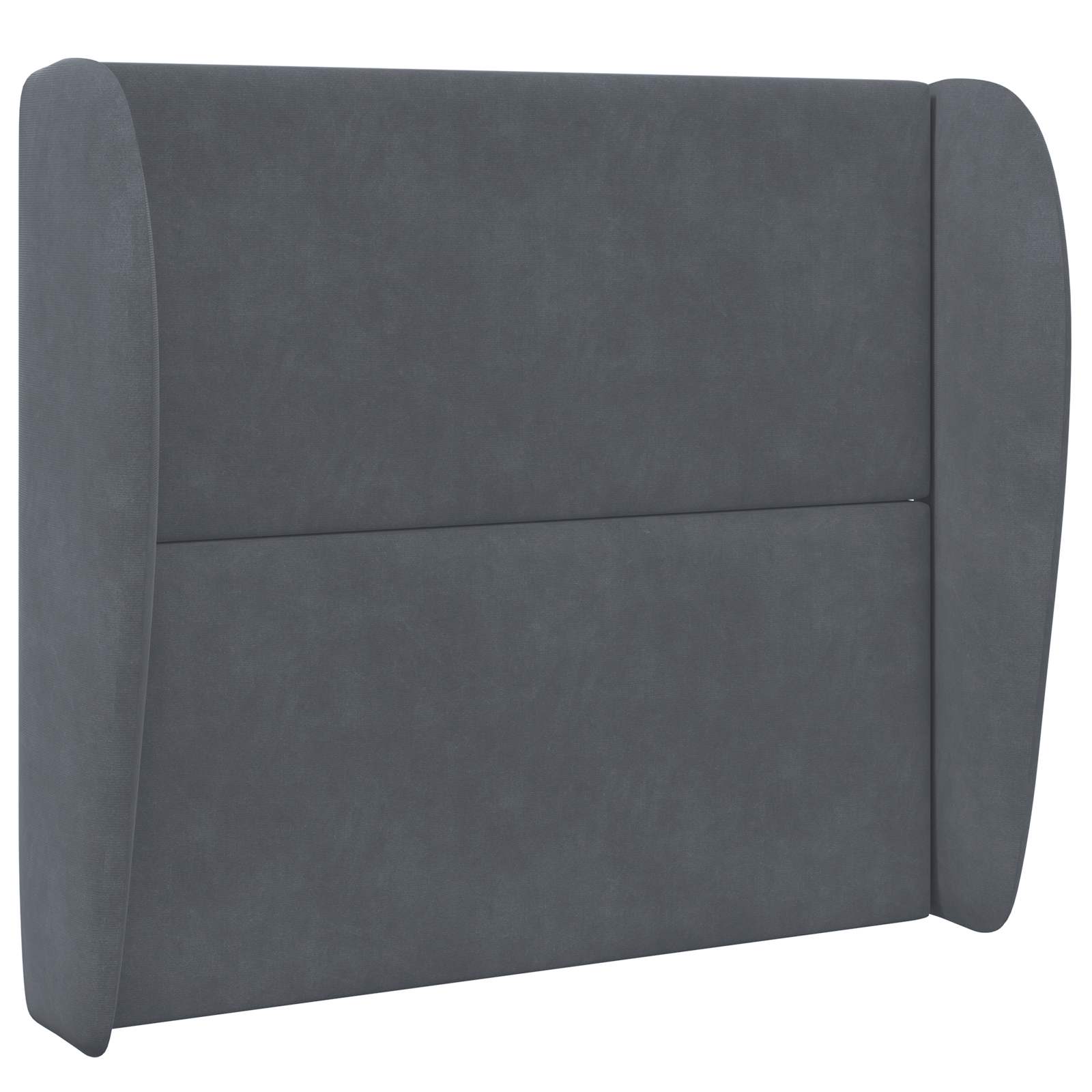 Uši uzglavlja Siva nijansa 80 x 23 x 6 cm Baršun
