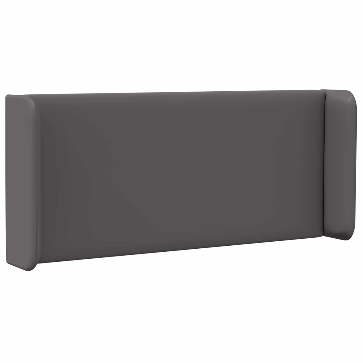 Uši uzglavlja 2 pcs Siva 40 x 16 x 5 cm Plywood i lažno kožno