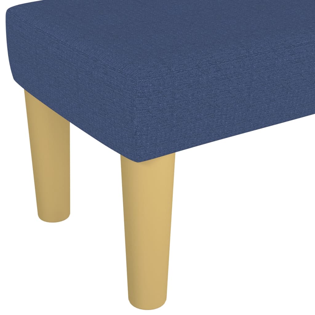 Klupa plava 70 x 30 x 30 cm od tkanine