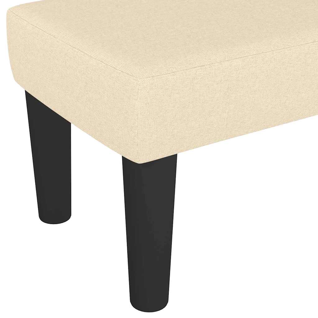 Klupa krem 100x30x30 cm od tkanine