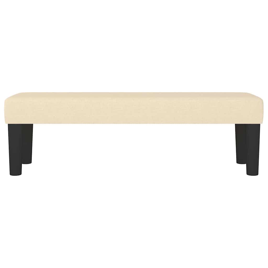 Klupa krem 100x30x30 cm od tkanine