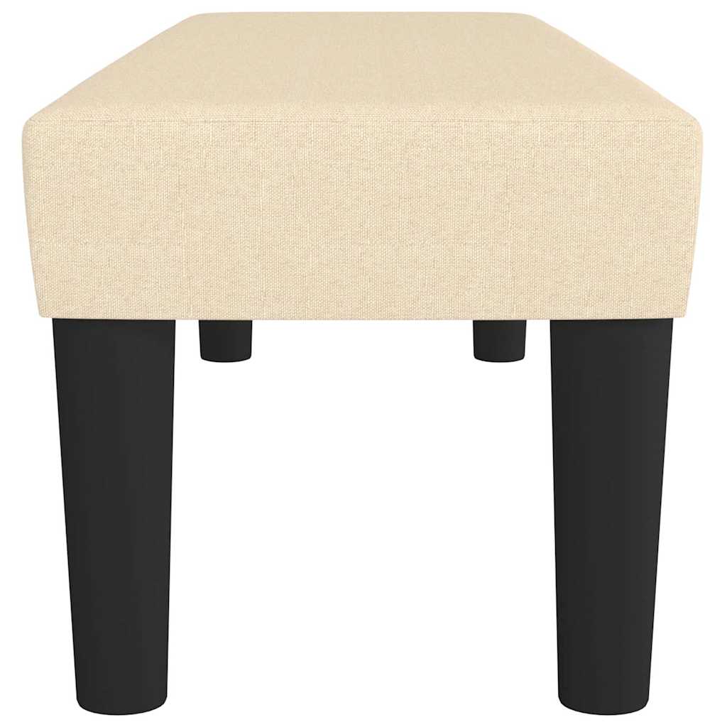 Klupa krem 100x30x30 cm od tkanine