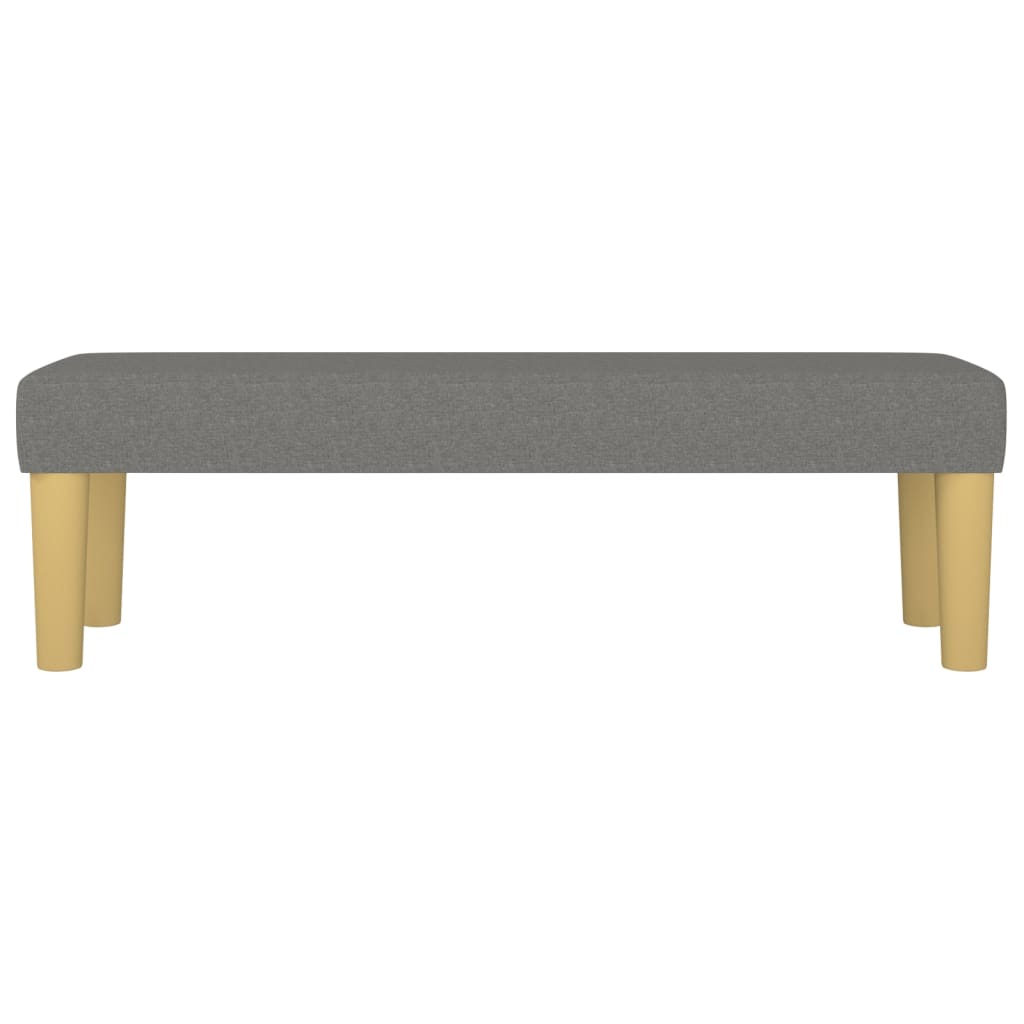 Klupa tamnosivi 100x30x30 cm od tkanine