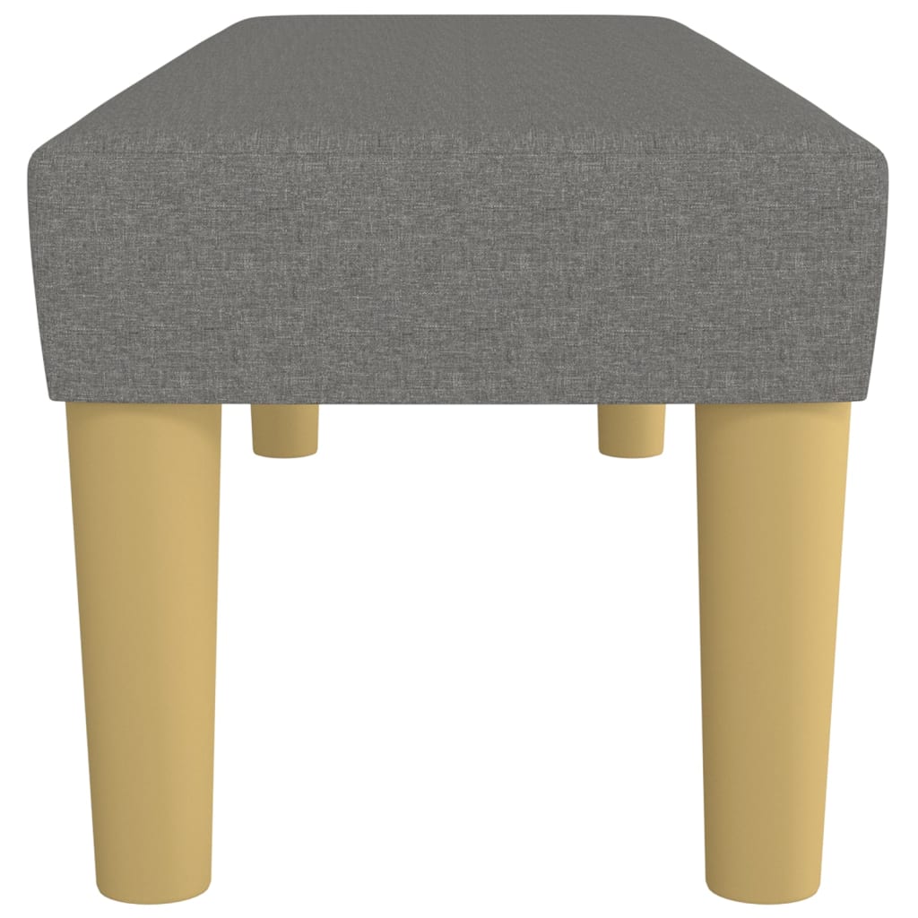 Klupa tamnosivi 100x30x30 cm od tkanine
