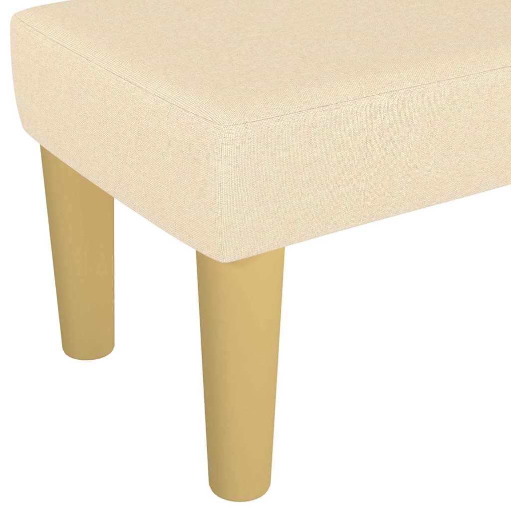 Klupa krem 100x30x30 cm od tkanine