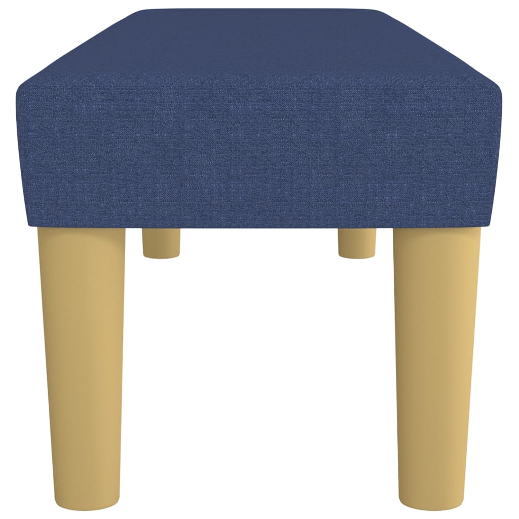 Klupa plavi 100x30x30 cm od tkanine