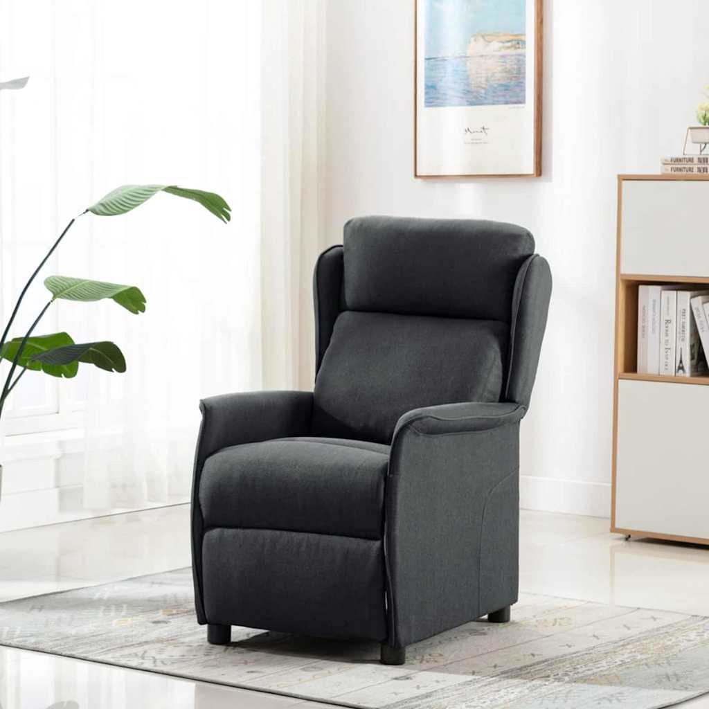 Massagerica Tamno siva 93.5 x 67.5 x 101.5 cm tkanina