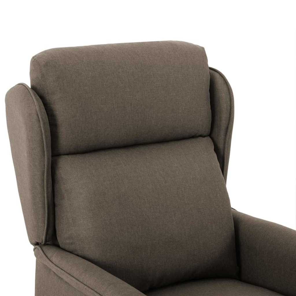 Massagerica Sivo-smeđa 93.5 x 67.5 x 101.5 cm tkanina