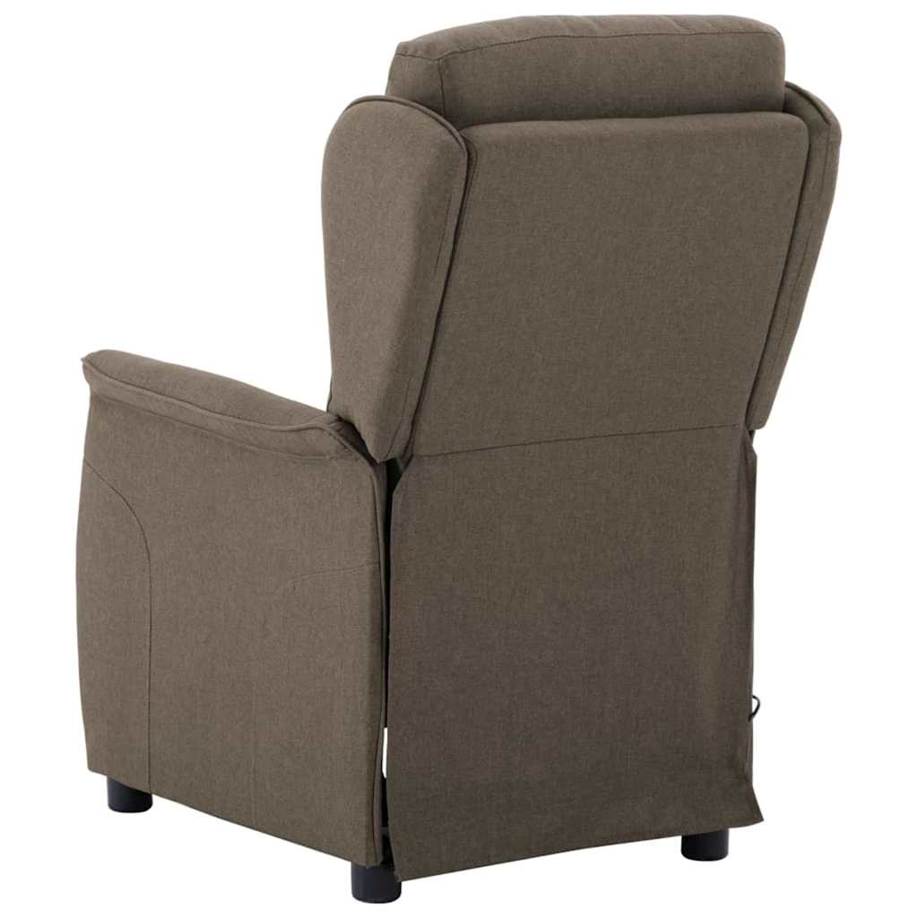 Massagerica Sivo-smeđa 93.5 x 67.5 x 101.5 cm tkanina