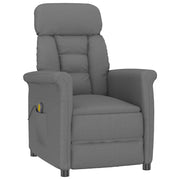 Massagerica Tamno siva 96,5 x 70,5 x 95 cm Mikro Vlakna