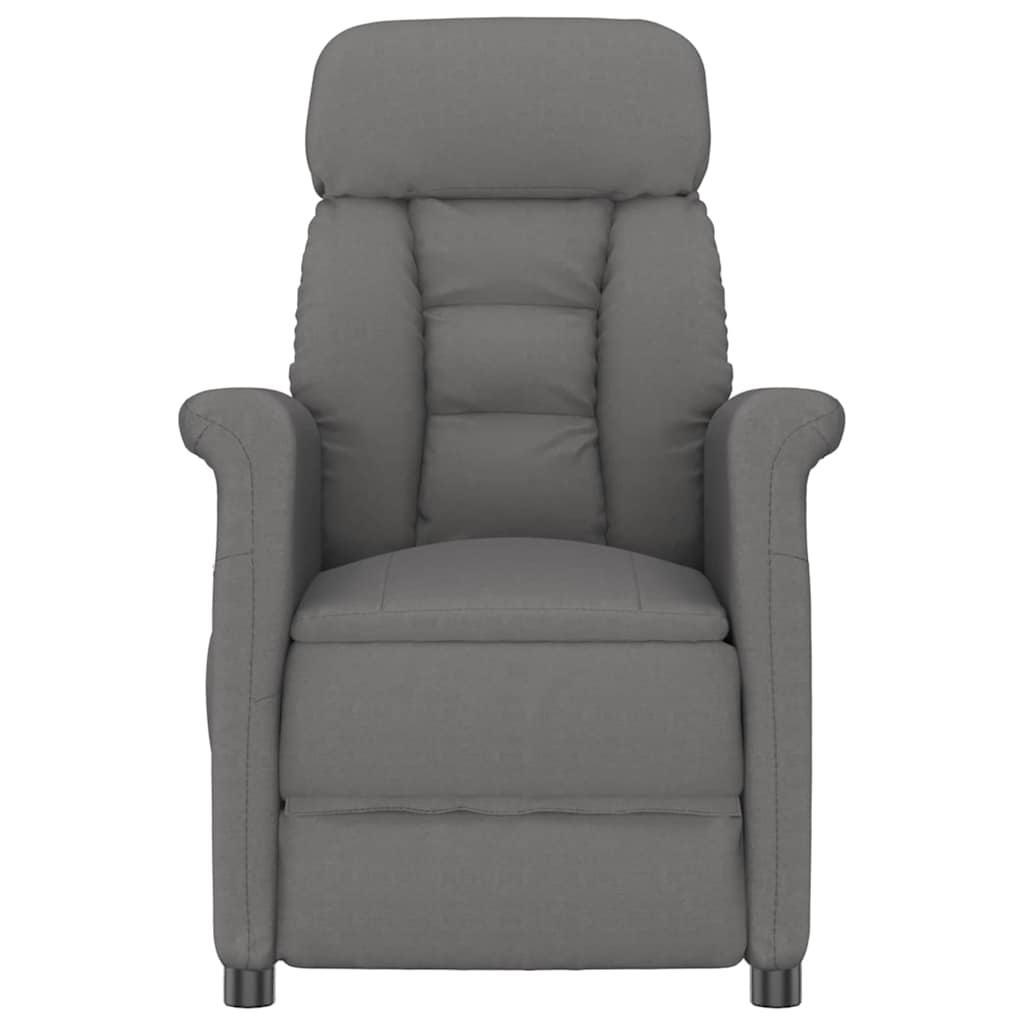 Massagerica Tamno siva 96,5 x 70,5 x 95 cm Mikro Vlakna