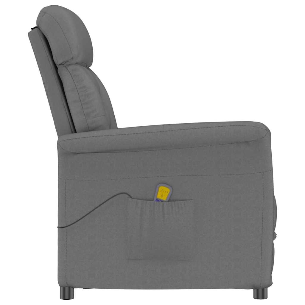 Massagerica Tamno siva 96,5 x 70,5 x 95 cm Mikro Vlakna