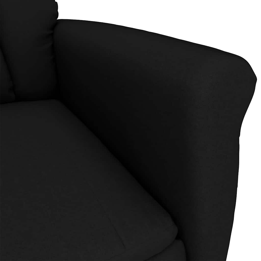 Massagerica Crna 96,5 x 70,5 x 95 cm Mikro Vlakna