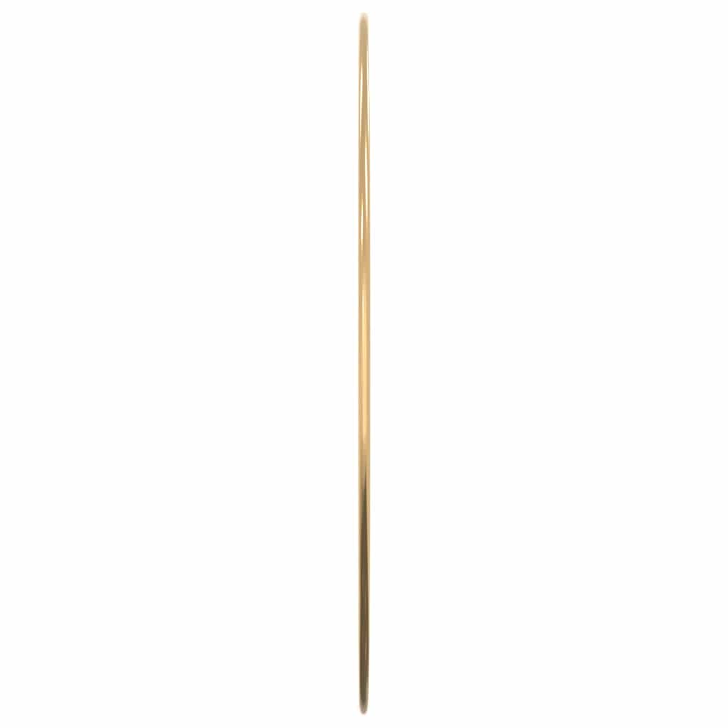 Zidno ogledalo zlatno Ø 50 cm okruglo