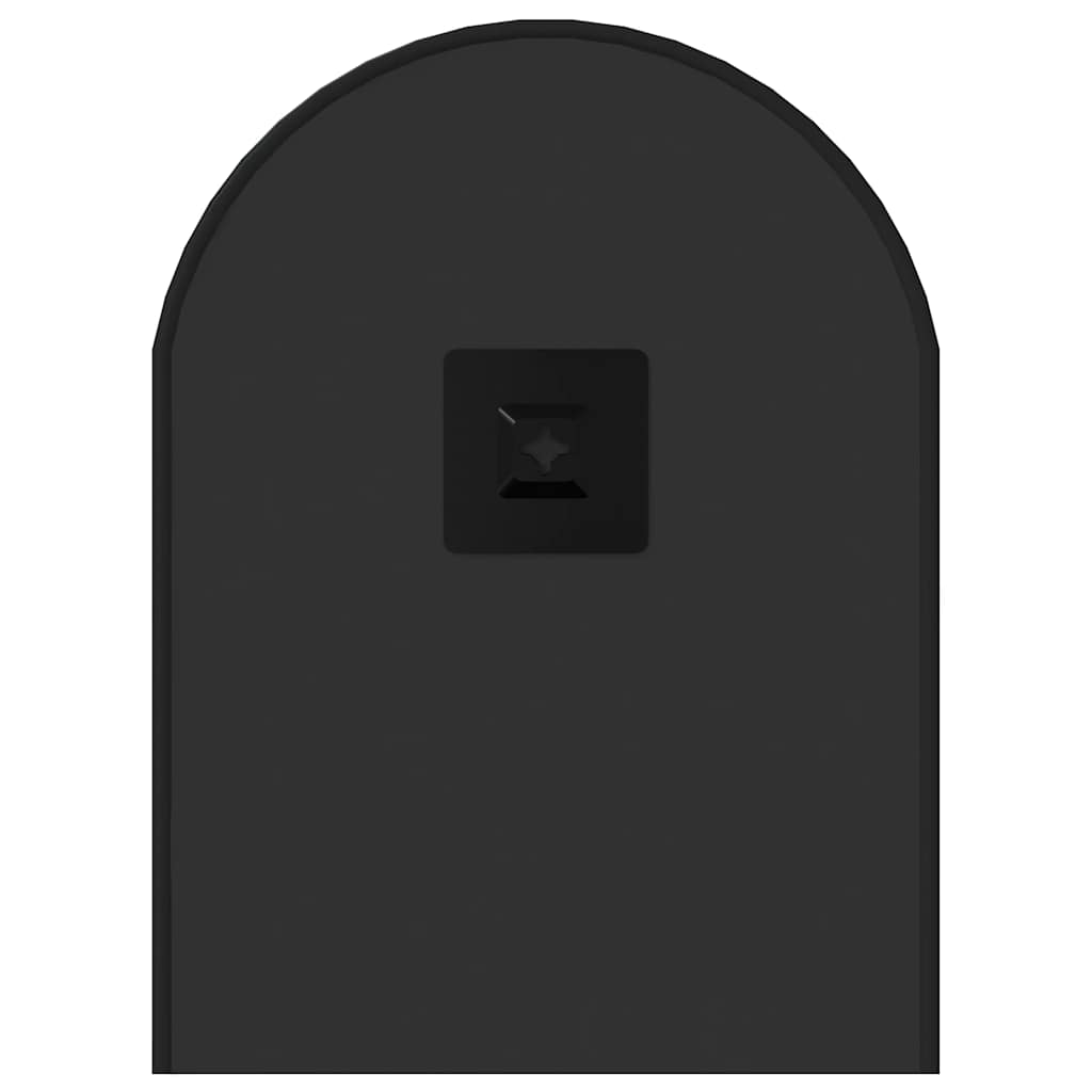 Zidno ogledalo crna 60x25 cm ovalno
