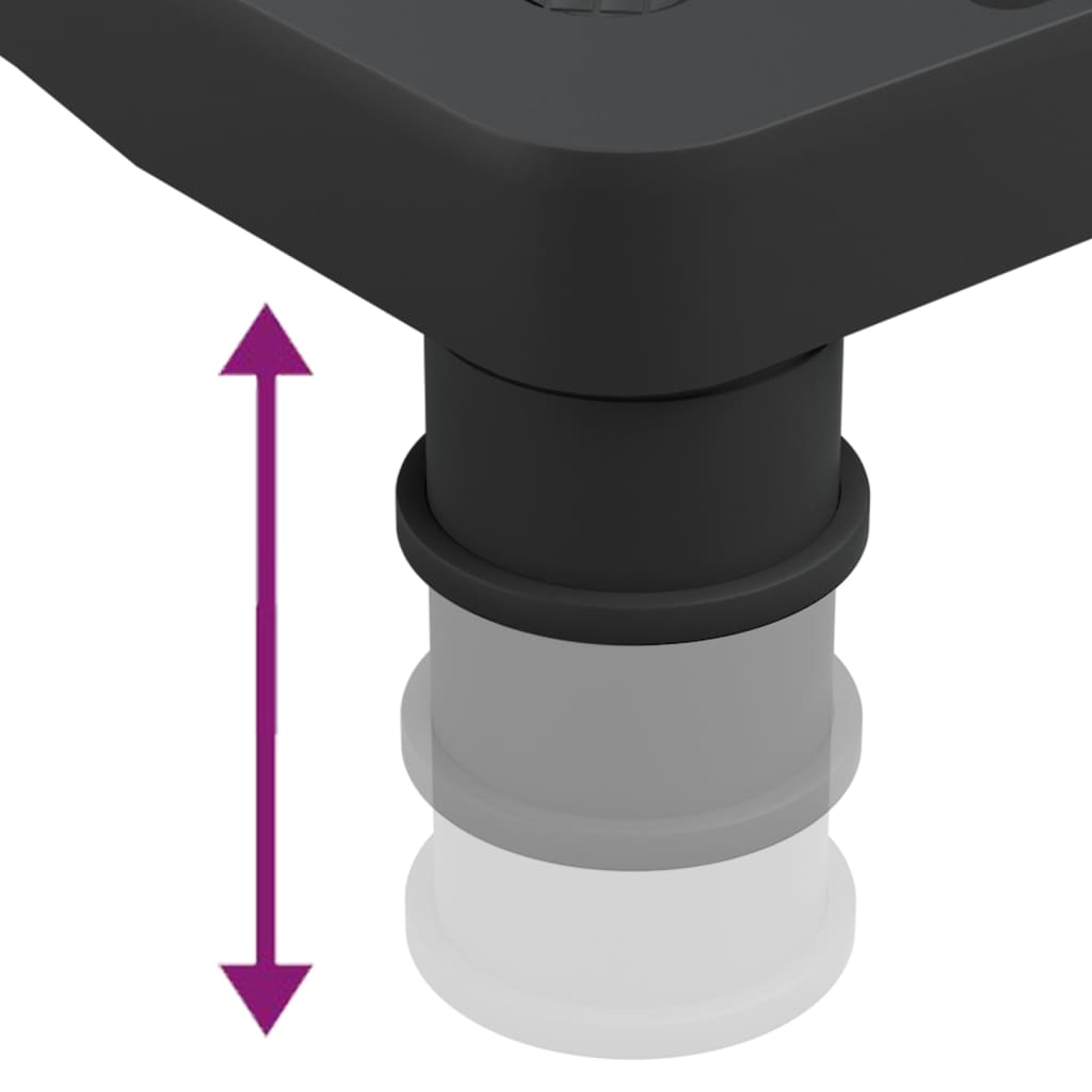 Stalak za monitor crni 33,5 x 34 x 10,5 cm
