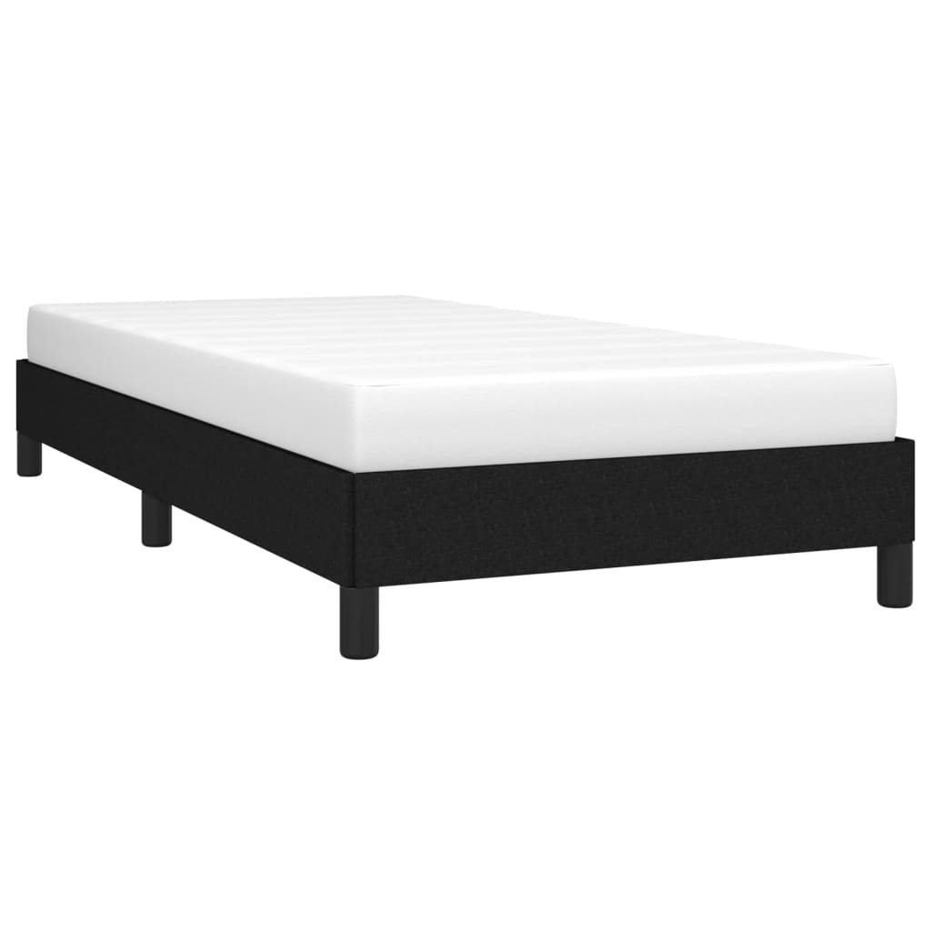 Okvir za krevet bez madraca crni 90x190cm od tkanine