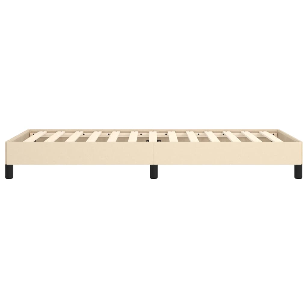 Okvir za krevet bez madraca krem 90x190cm od tkanine