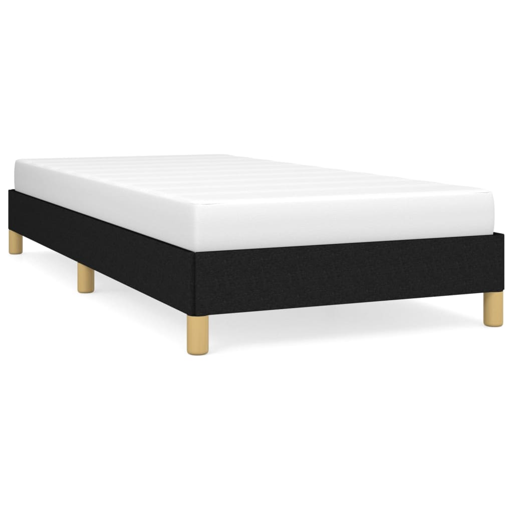 Okvir za krevet bez madraca crni 90x190cm od tkanine