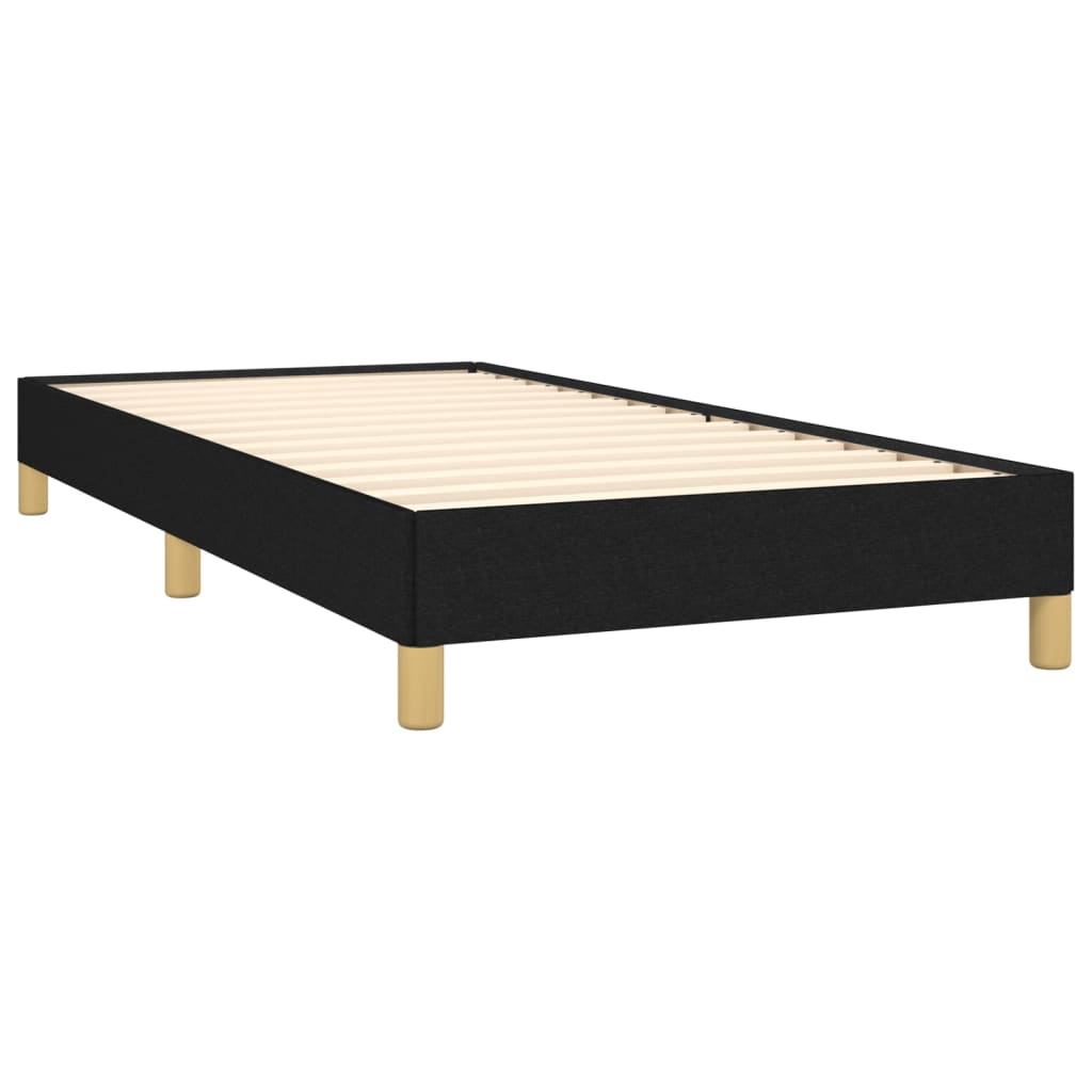 Okvir za krevet bez madraca crni 90x190cm od tkanine