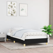 Okvir za krevet bez madraca crni 90x200cm od tkanine