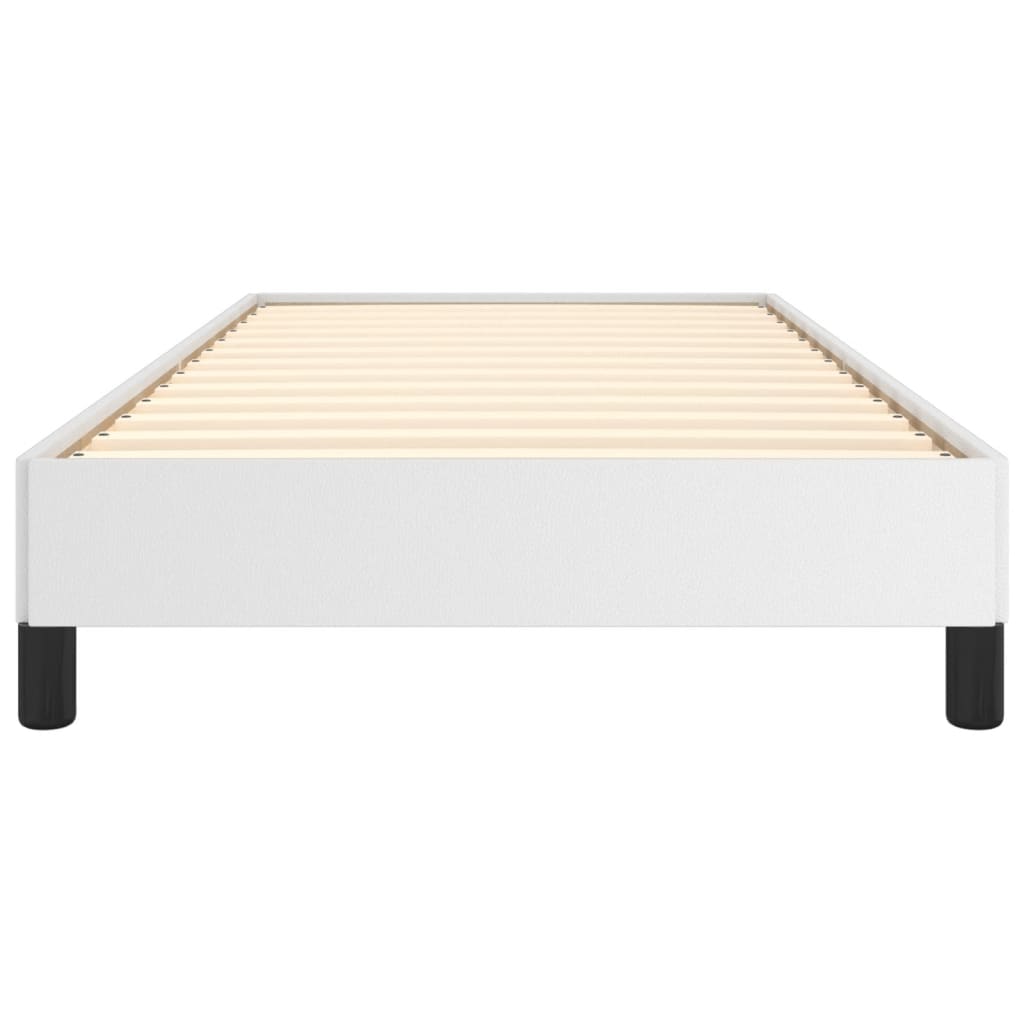 Okvir za krevet bijeli 80 x 200 cm od umjetne kože