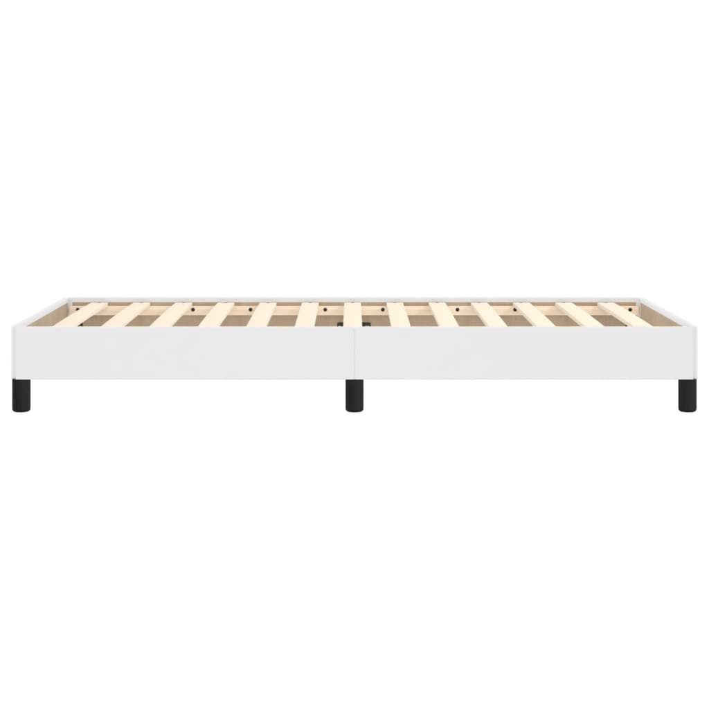 Okvir za krevet bijeli 80 x 200 cm od umjetne kože