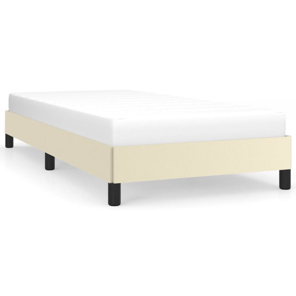 Okvir za krevet krem 80 x 200 cm od umjetne kože