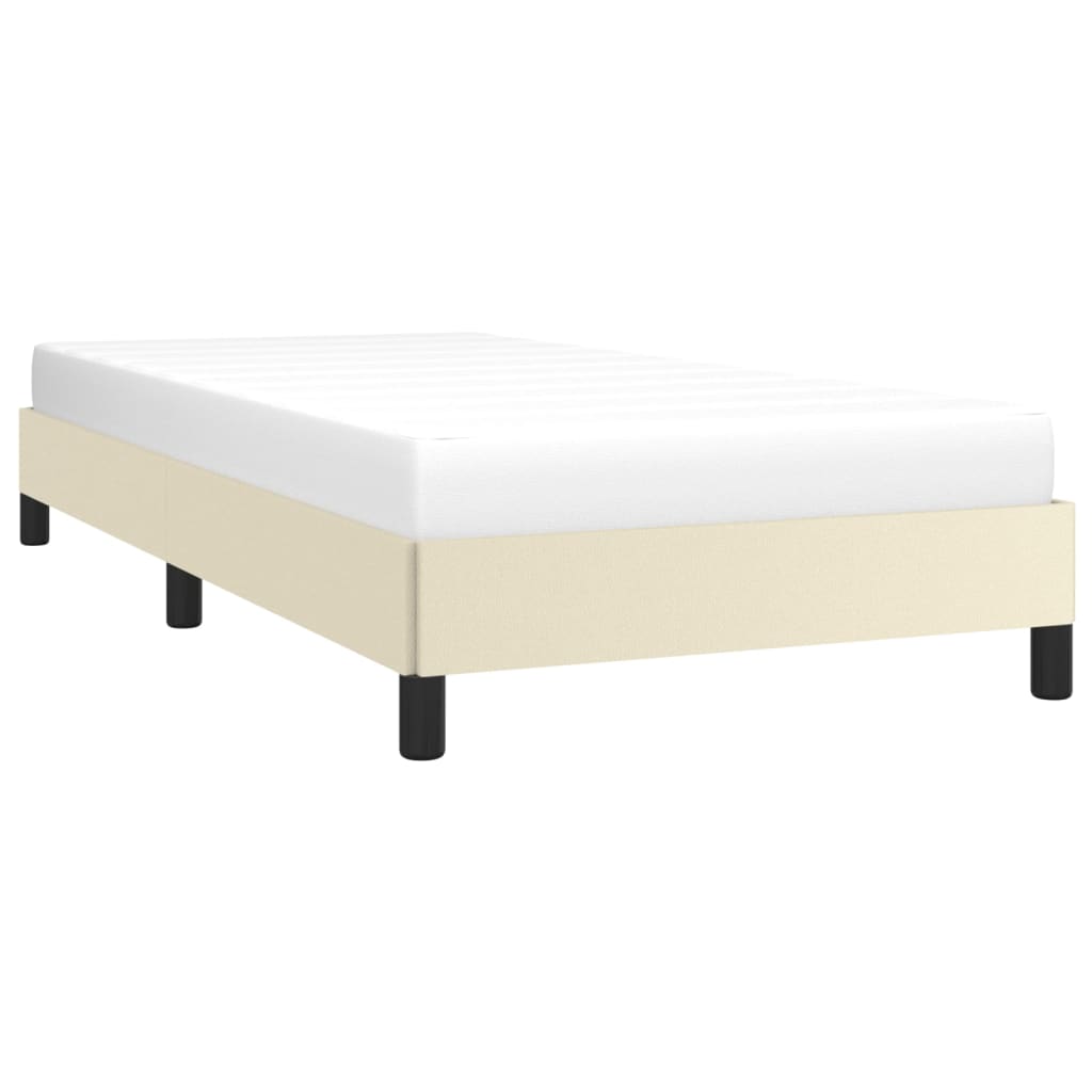 Okvir za krevet krem 80 x 200 cm od umjetne kože