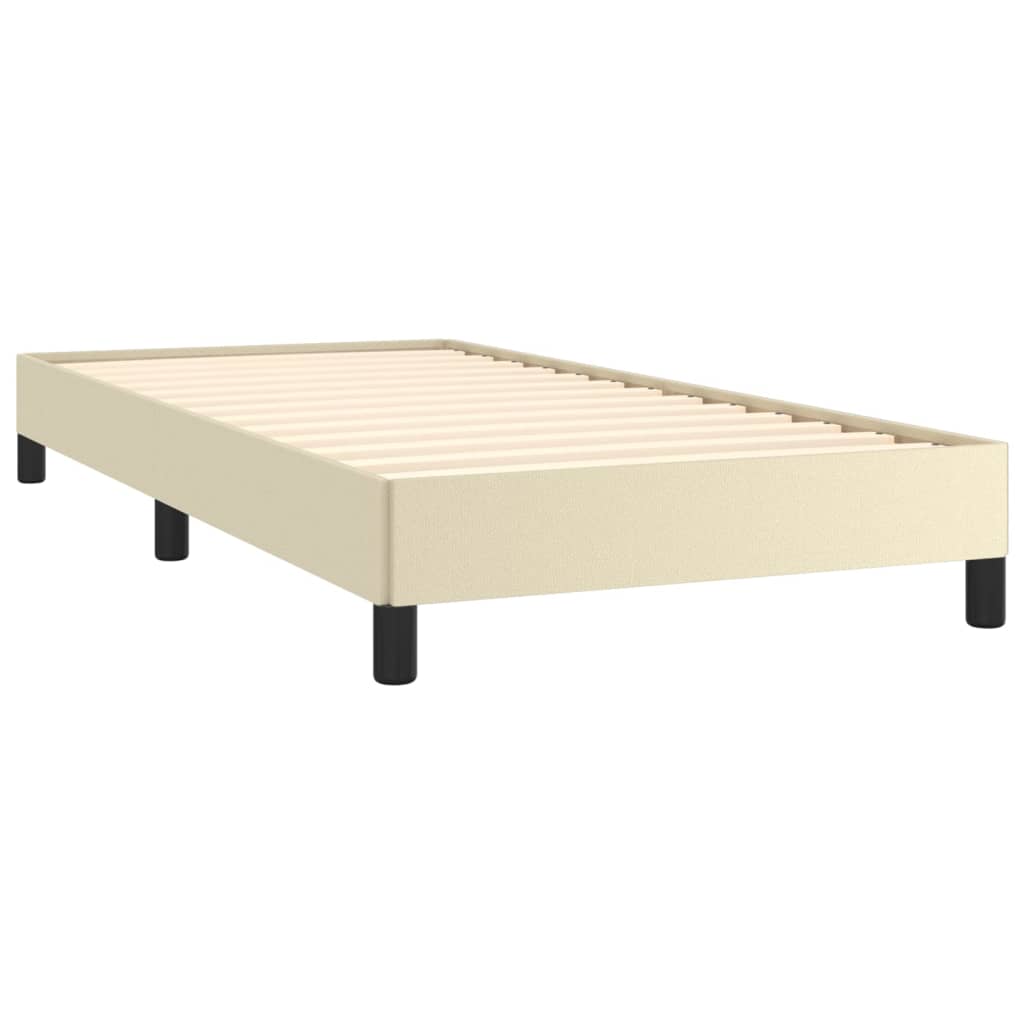 Okvir za krevet krem 80 x 200 cm od umjetne kože