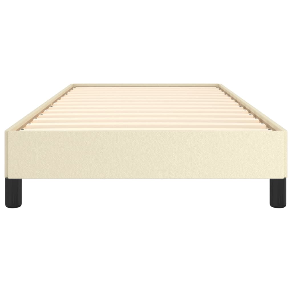 Okvir za krevet krem 80 x 200 cm od umjetne kože