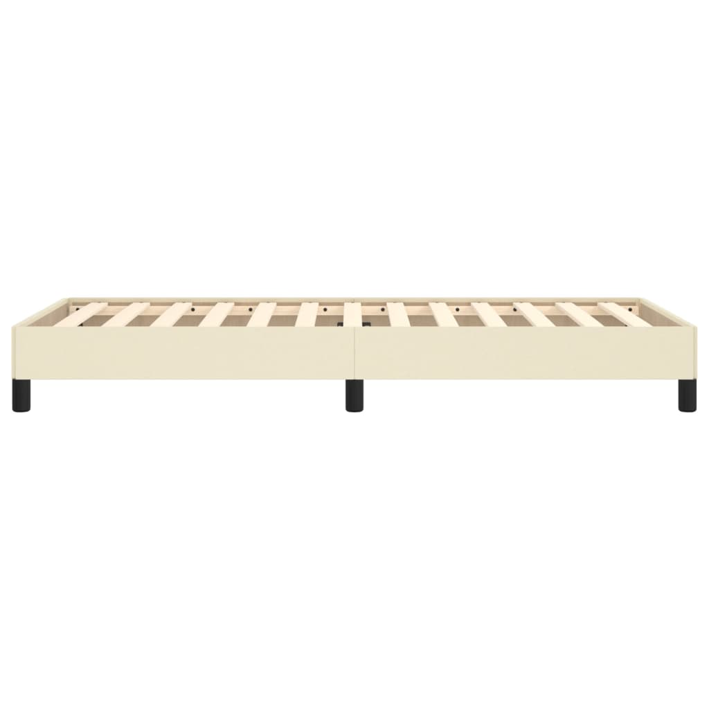Okvir za krevet krem 80 x 200 cm od umjetne kože
