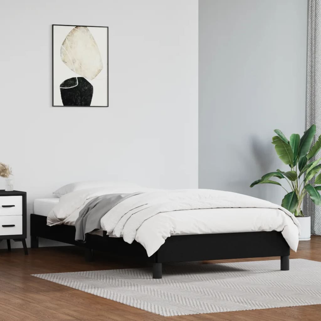 Okvir za krevet crni 90x190 cm od umjetne kože